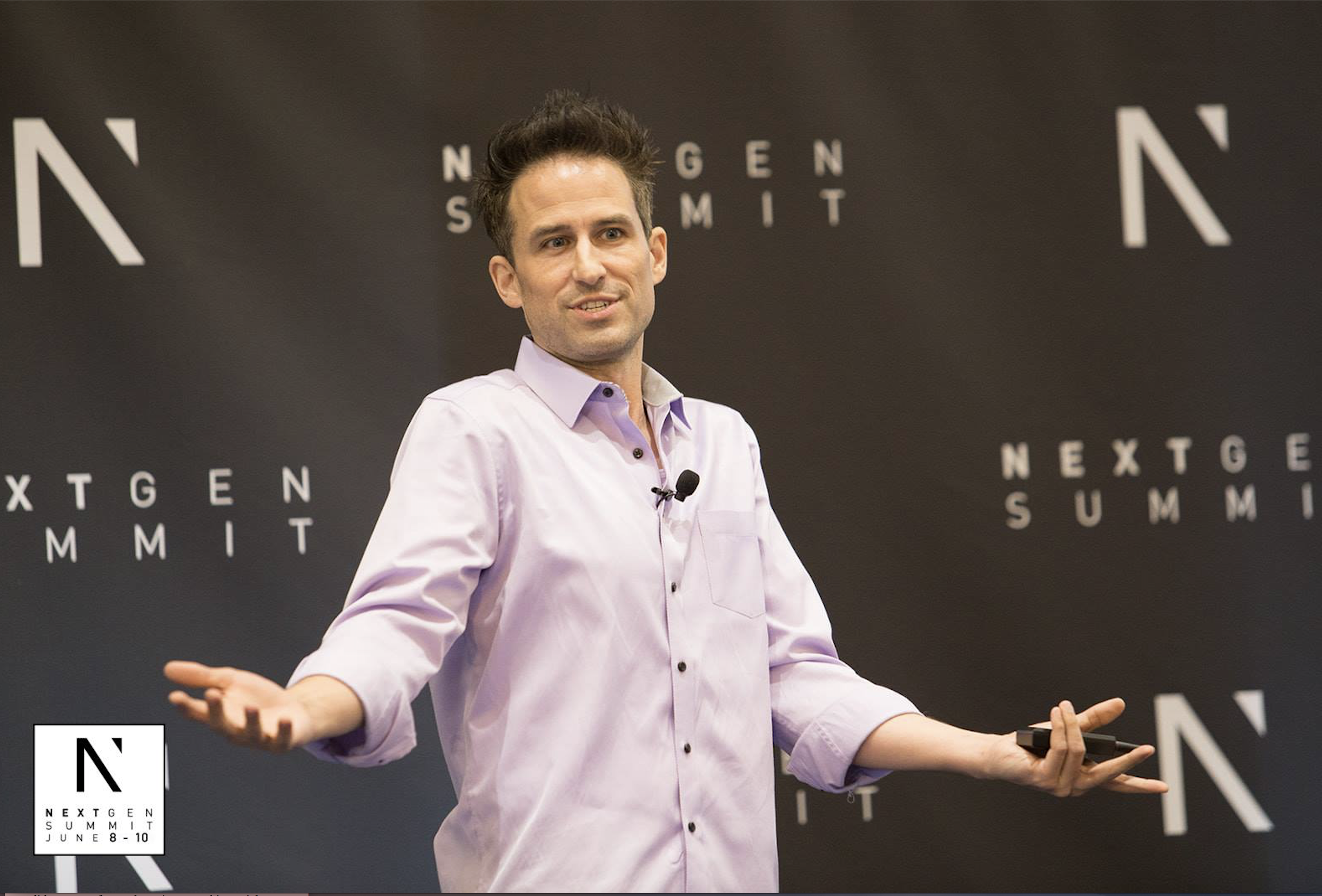 Eric Koester during 2018 NextGen Summit
