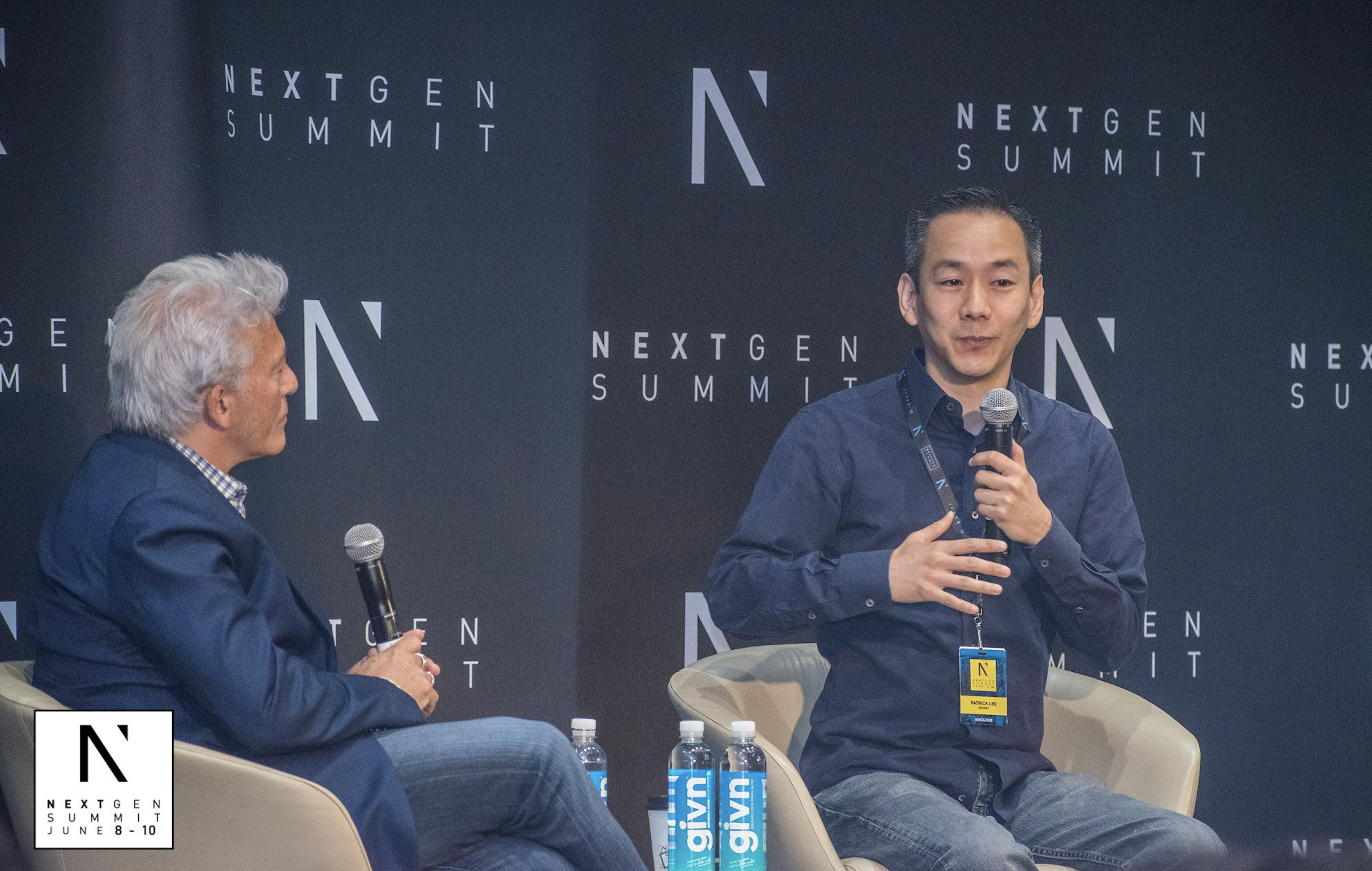 Patrick Lee during NextGen Summit