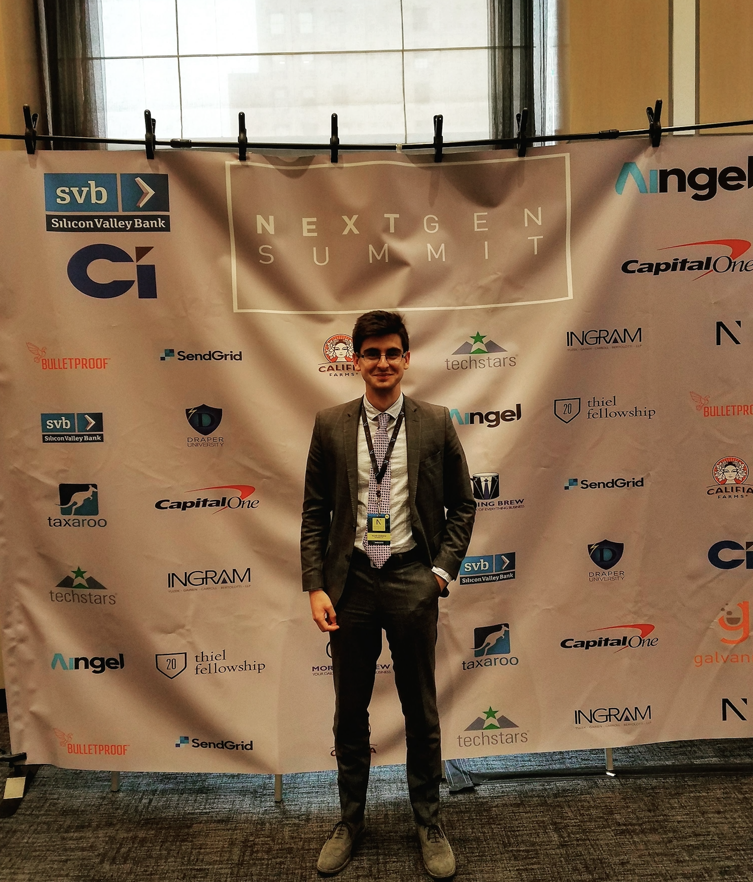 Vlad Cazacu at 2018 NextGen Summit