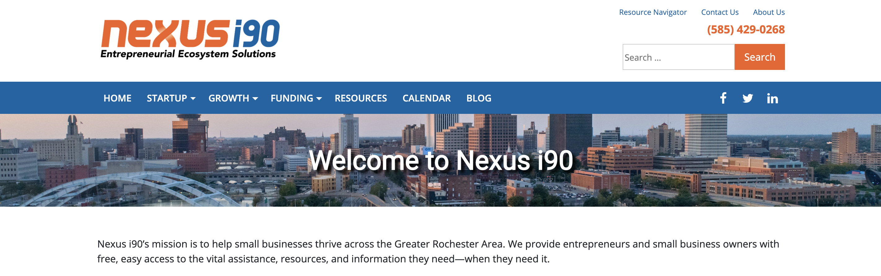 Nexus i90 Website