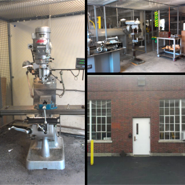 Taylor Hall Student Machine Shop Collage