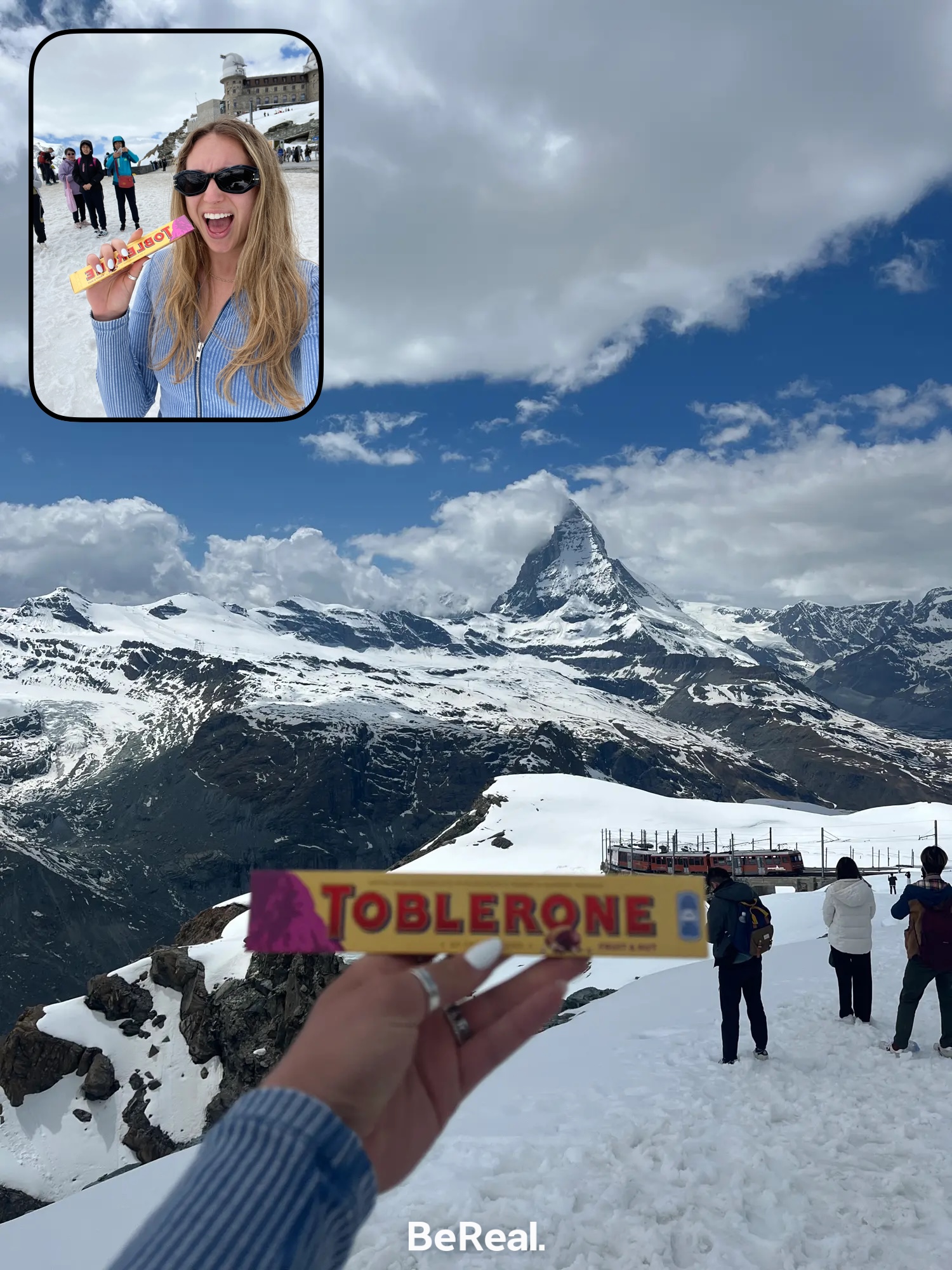 Candybar on the top of Matterhorn Mountain