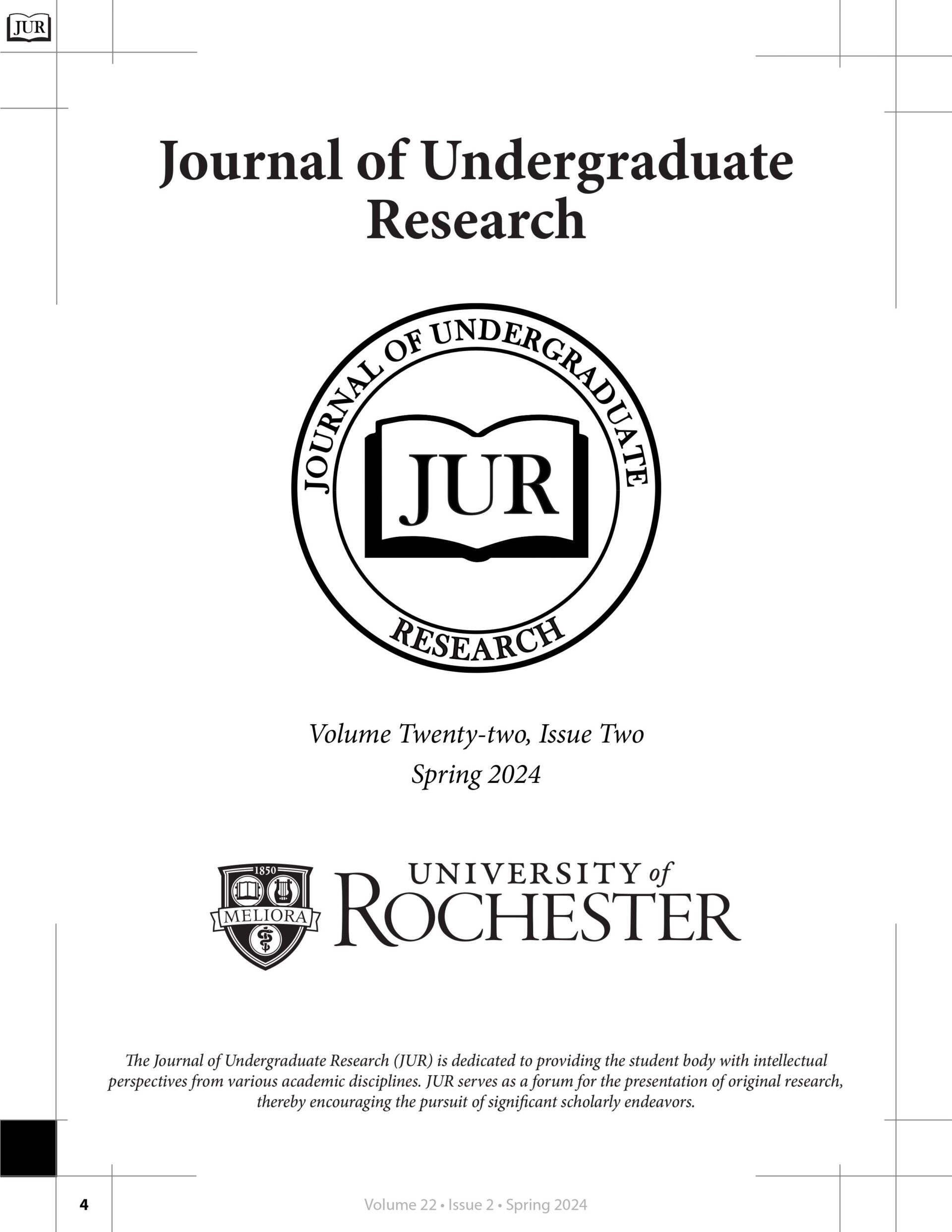 journal of undergraduate research rochester