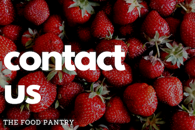 Contact Us on fruit background