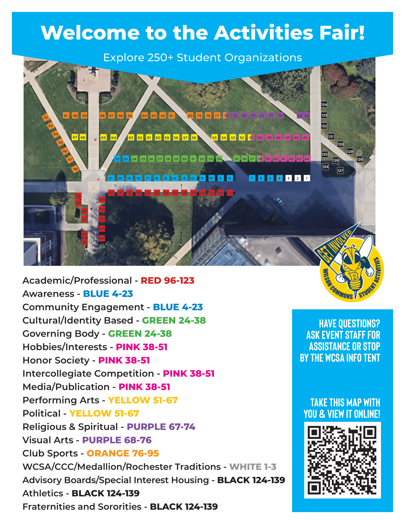 Activities Fair Map