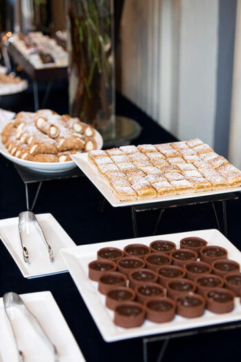 Various treats served at the event.