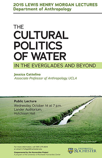 poster for The cultural Politics of Water in the Everglades and Beyond