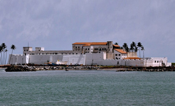 trade castle at Elmina, Ghana
