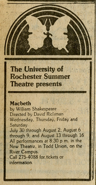 ad for Macbeth