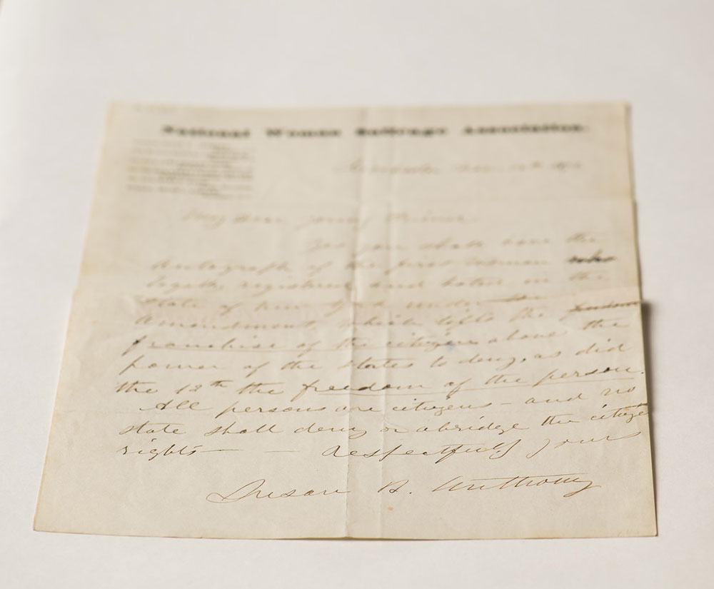 photo of 19th century letter
