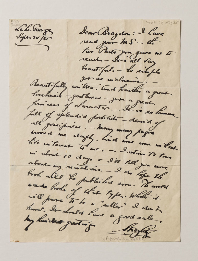 image of handwritten letter