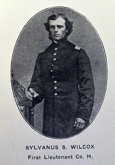 portrait of Sylvanus Wilcox in uniform