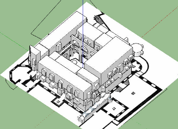 computer model of a building