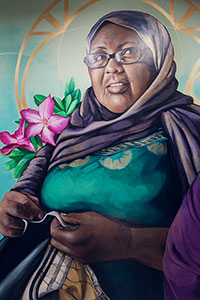 painting of Safi Osman