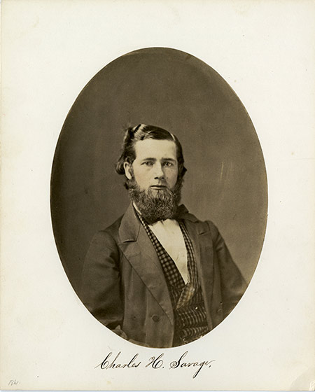 archival photo of Charles Savage