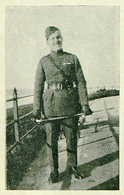 historical photo of Vernon Brown in uniform