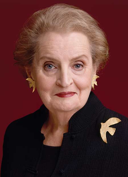 portrait of Madeleine Albright