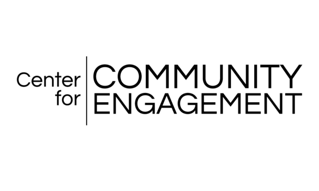 Wordmark depicting "Center for Community Engagement."
