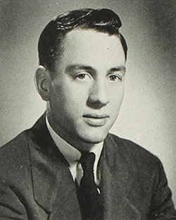 yearbook photo of Lester Shade. 
