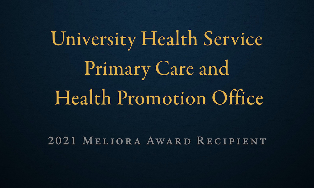 graphic that reads University Health Service Primary Care and Health Promotion Office