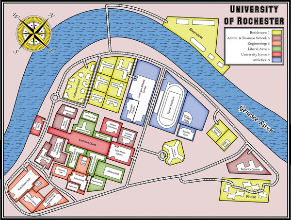 University Of Rochester Campus Map Pdf Rochester Review :: University of Rochester