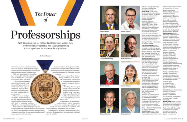 The Power  of  Professorships