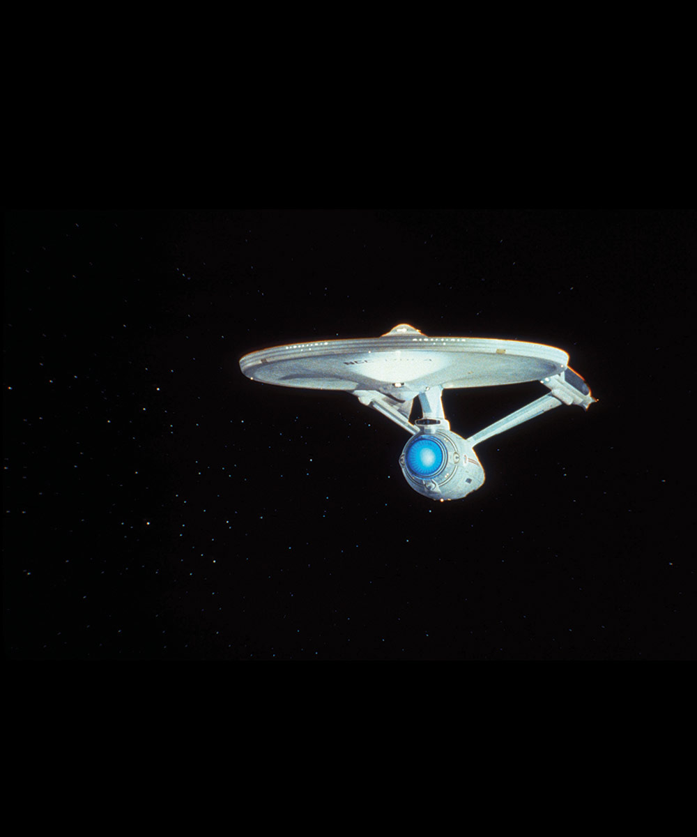 image of enterprise in space