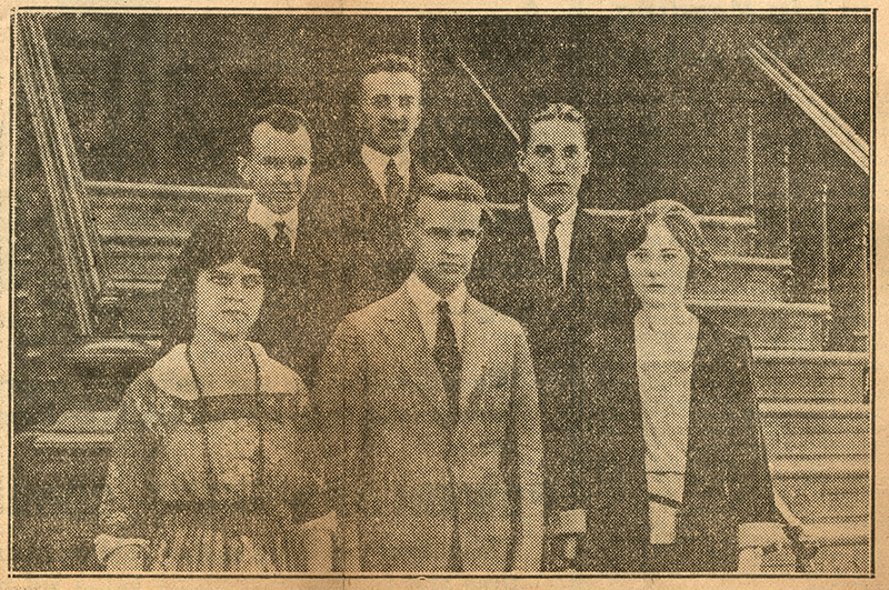 photograph of students from the Rochester School for the Deaf