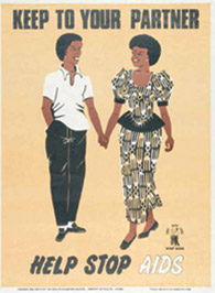 University of Rochester AIDS collection poster