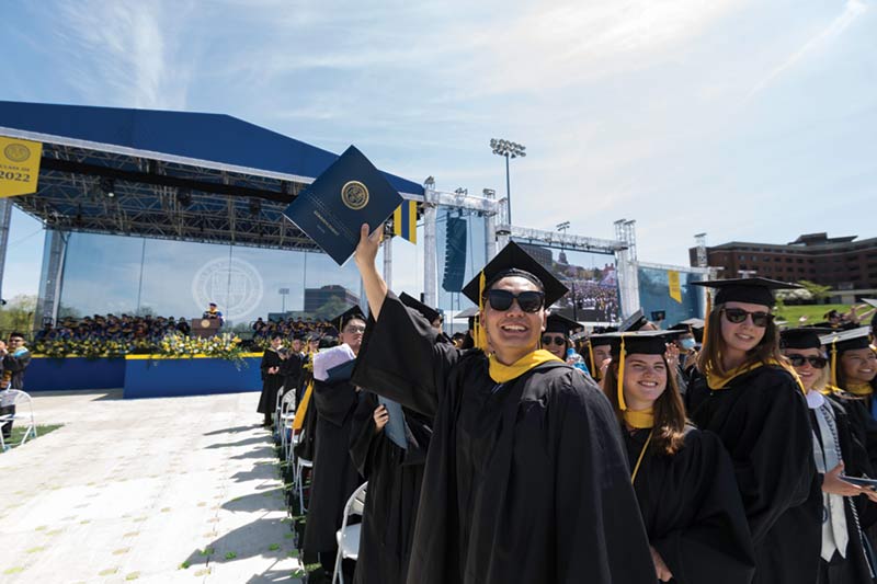 University of Rochester commencement ceremony fauver 2022