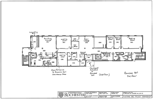 Genesee Hall floor plan.