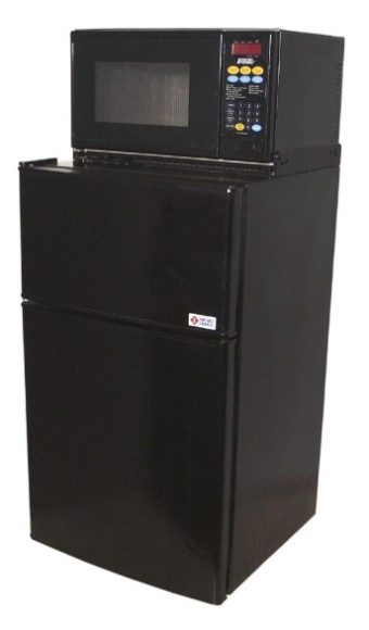 An exterior view of the microfridge.