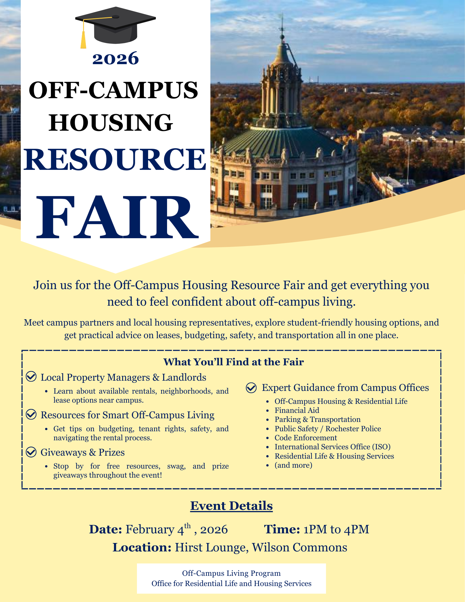 off-campus housing resource fair
